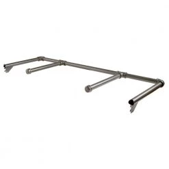 Pipeline 48 in. W Anthracite Gray Hangbar with 2-Faceouts for Wall Units (Pack of 2) by Econoco