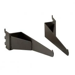 Pipeline Anthracite Gray Shelf Brackets for Outrigger (Pack of 2) by Econoco