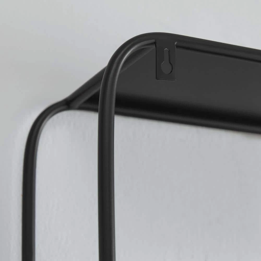 Industrial Black Metal Wall Shelf (23 in. W x 33 in. H) by Home Decorators Collection - Image 4