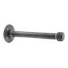 10 in. Black Industrial Steel Pipe Shelf Bracket by Home Decorators Collection