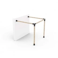 Any Size Wall Mount Pergola Kit, for 4x4 Wood by TOJA GRID