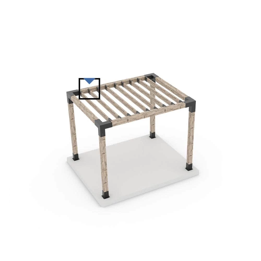 Knect Pergola Top Rafter Bracket for 2x6 Wood Posts (8-Pack) by TOJA GRID - Image 5