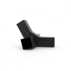 Peak Quad 30 for 4 in. x 4 in. Wood Posts (1-Pack) by TOJA GRID