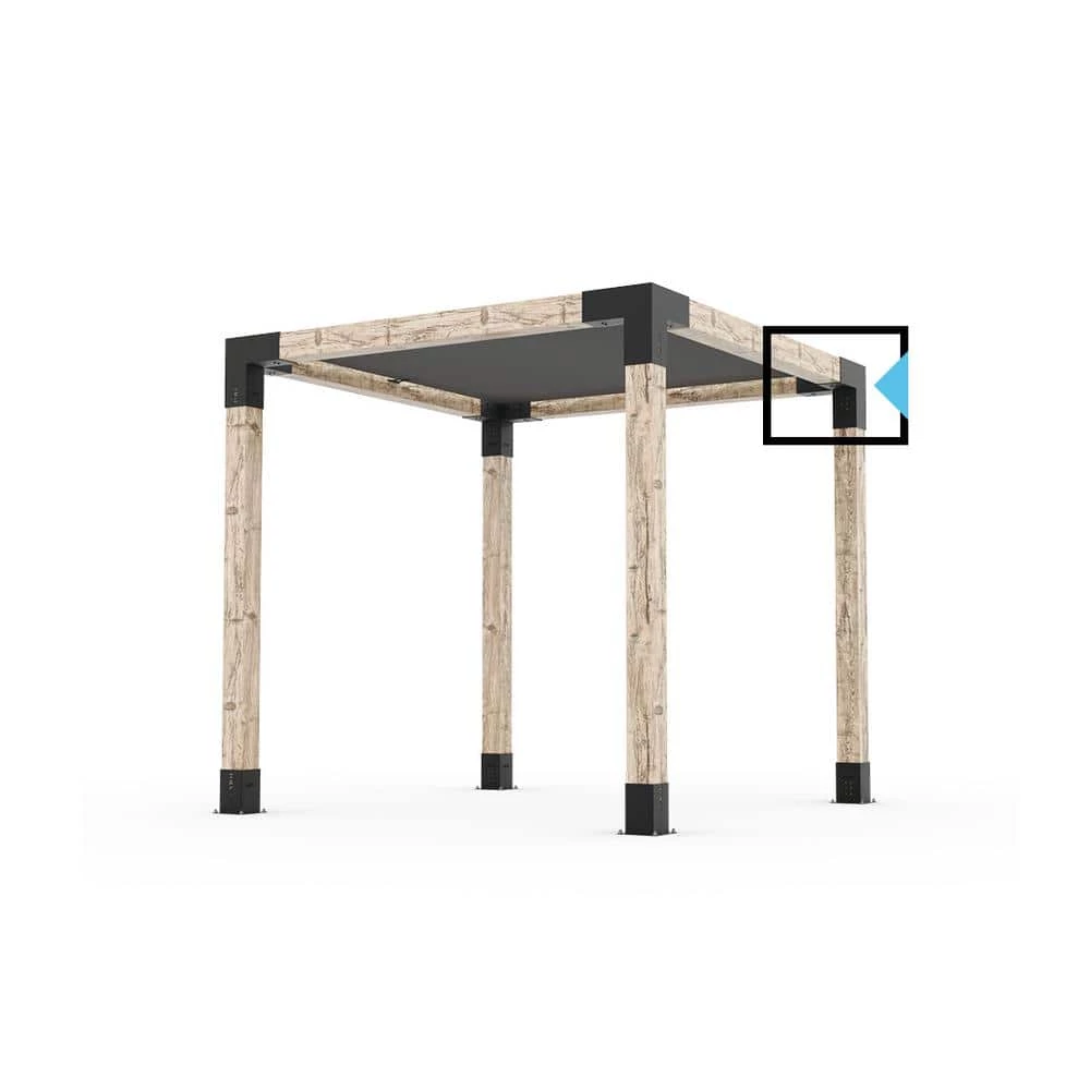 TRIO 3 Arm Pergola Corner Bracket for 6x6 Wood Posts (2-Pack) by TOJA GRID - Image 4