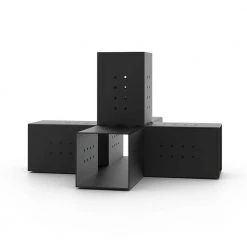 QUINT 5 Arm Pergola Structure Extension Bracket with Solo for 6x6 Wood Posts by TOJA GRID