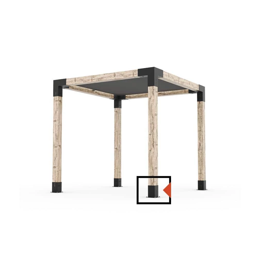 SOLO Pergola Post Base and Wall Mount Bracket for 6x6 Wood Posts (1-Pack) by TOJA GRID - Image 5