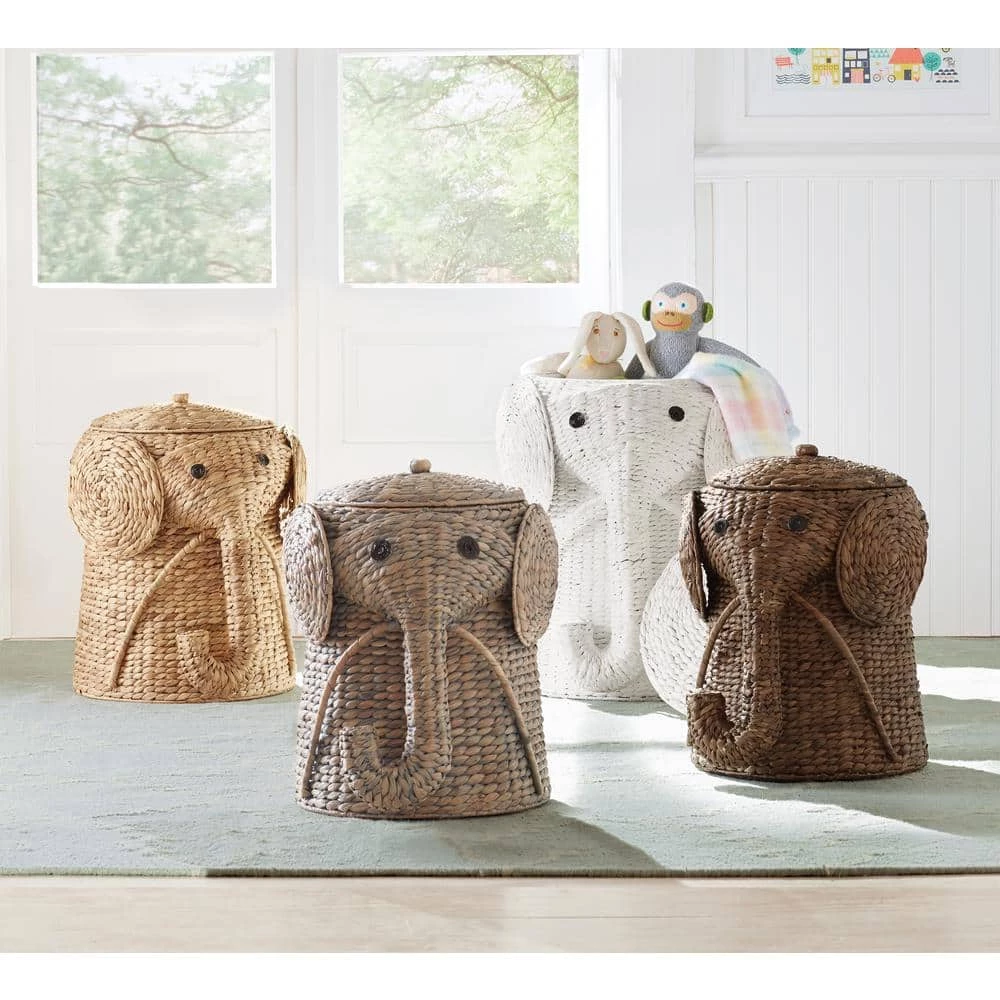 16 in. W Animal Laundry Hamper in Brown by Home Decorators Collection - Image 4