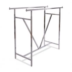 Chrome Metal Clothes Rack 22 in. W x 70 in. H by Econoco
