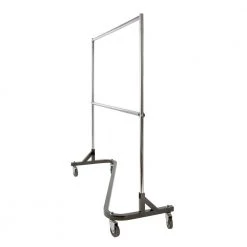 Chrome Steel Clothes Rack 1.25 in. W x 60 in. H by Econoco