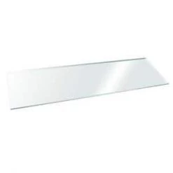 8 in. x 24 in. Clear Glacier Glass Shelf by Home Decorators Collection
