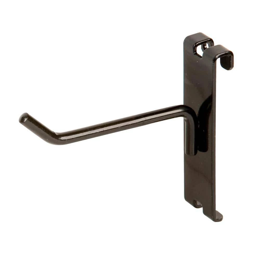 4 in. Black Hook for Gridwall (Pack of 96) by Econoco