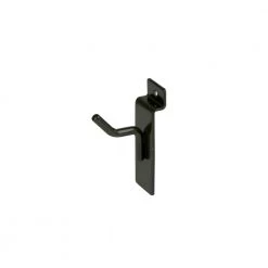 1 in. Black Deluxe Hook for Slatwall (Pack of 96) by Econoco