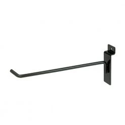 8 in. Black Deluxe Hook for Slatwall (Pack of 96) by Econoco