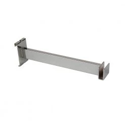 12 in. Chrome Bracket for Rectangular Hangrail (Pack of 24) by Econoco