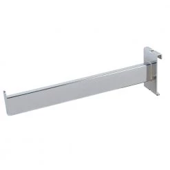 12 in. Chrome Straight Arm for Hangers with Ball End (Pack of 24) by Econoco