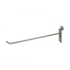 10 in. Chrome Deluxe Hook for Slatwall (Pack of 96) by Econoco