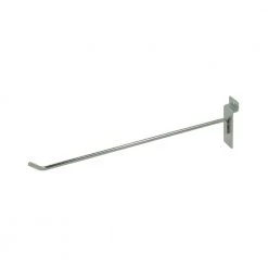 12 in. Chrome Deluxe Hook for Slatwall (Pack of 96) by Econoco