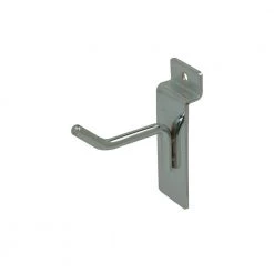 2 in. Chrome Deluxe Hook for Slatwall (Pack of 96) by Econoco