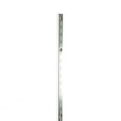 96 in. L Zinc President Line Surface Mount Single Slotted Wall Standard (10-Pack) by Econoco