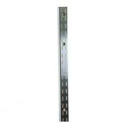 84 in. L Zinc President Line Surface Mount Double Slotted Wall Standard (10-Pack) by Econoco