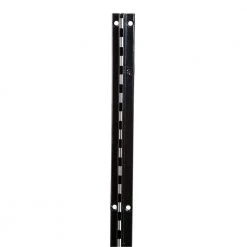 96 in. L Black Imperial Line Recessed Single Slotted Wall Standard (5-Pack) by Econoco