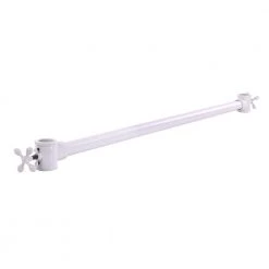 Pipeline 41 in. W x 1.25 in. H Gloss White Hangbar for Garment Rack by Econoco