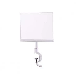 Pipeline 5.5 in. L x 7 in. H Gloss White Sign Holder with Stem Mount (24-Pack) by Econoco