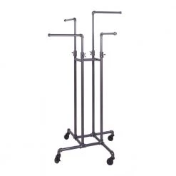 Gray Steel Clothes Rack 16 in. W x 72 in. H by Econoco