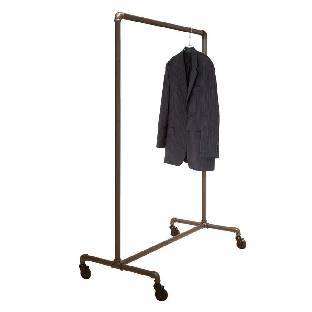 Gray Steel Clothes Rack 51 in. W x 64 in. H by Econoco - Image 2