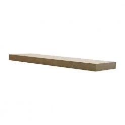 35.4 in. W x 10.2 in. D x 2 in. H Driftwood Gray Oak Floating Shelf by Home Decorators Collection