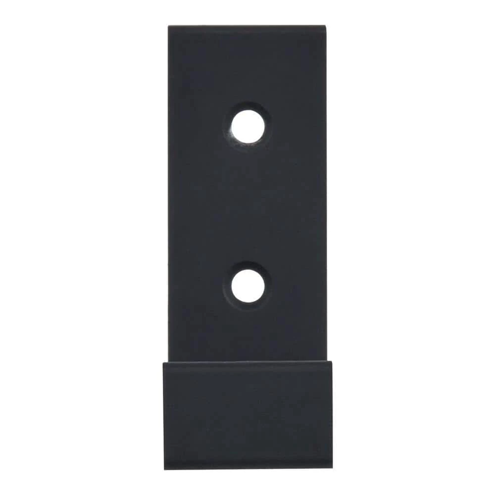 3 in. Matte Black Folding Wall Hooks (4-Pack) by Home Decorators Collection