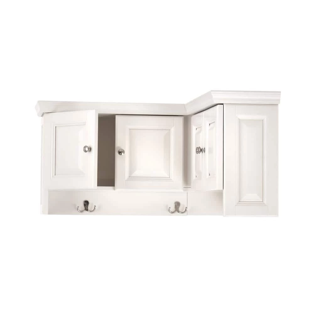 Walker Polar White Corner Wall Cabinet by Home Decorators Collection - Image 4