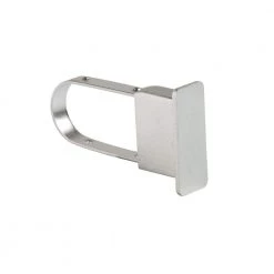 2 in. L x 1 in. W Satin Chrome End Cap for Rectangular Tubing (Pack of 100 by Econoco