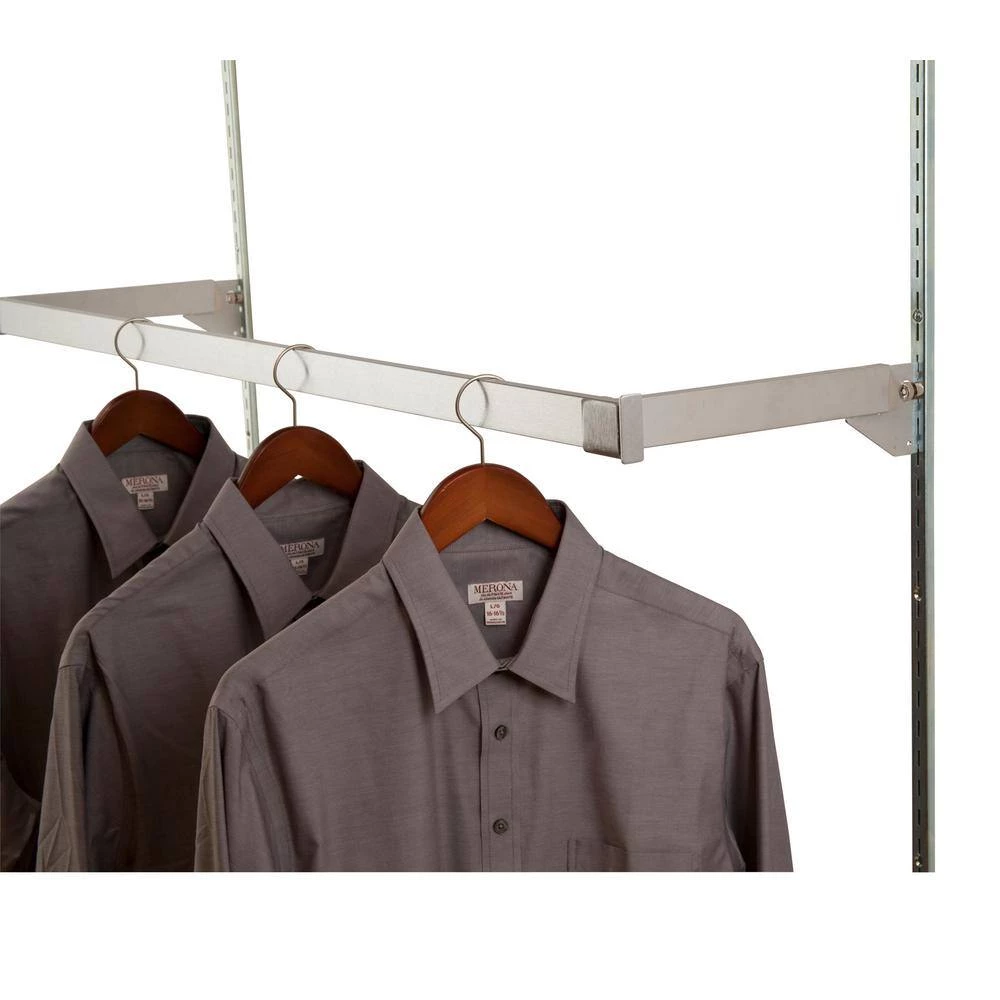 2 in. L x 1 in. W Satin Chrome End Cap for Rectangular Tubing (Pack of 100 by Econoco - Image 2