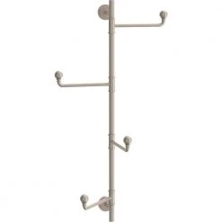 27 in. L Satin Nickel Vertical Metal Hook Rail by Home Decorators Collection
