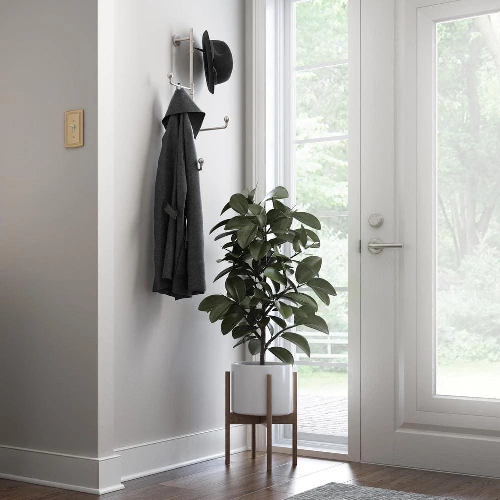 27 in. L Satin Nickel Vertical Metal Hook Rail by Home Decorators Collection - Image 4