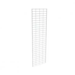 84 in. H x 24 in. L White Metal Slatgrid Wall Panel Set (3-Pack) by Econoco