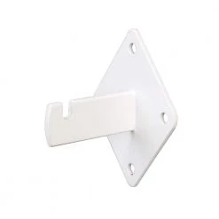 3-3/4 in. White Wall Bracket for Gridwall (Pack of 96) by Econoco