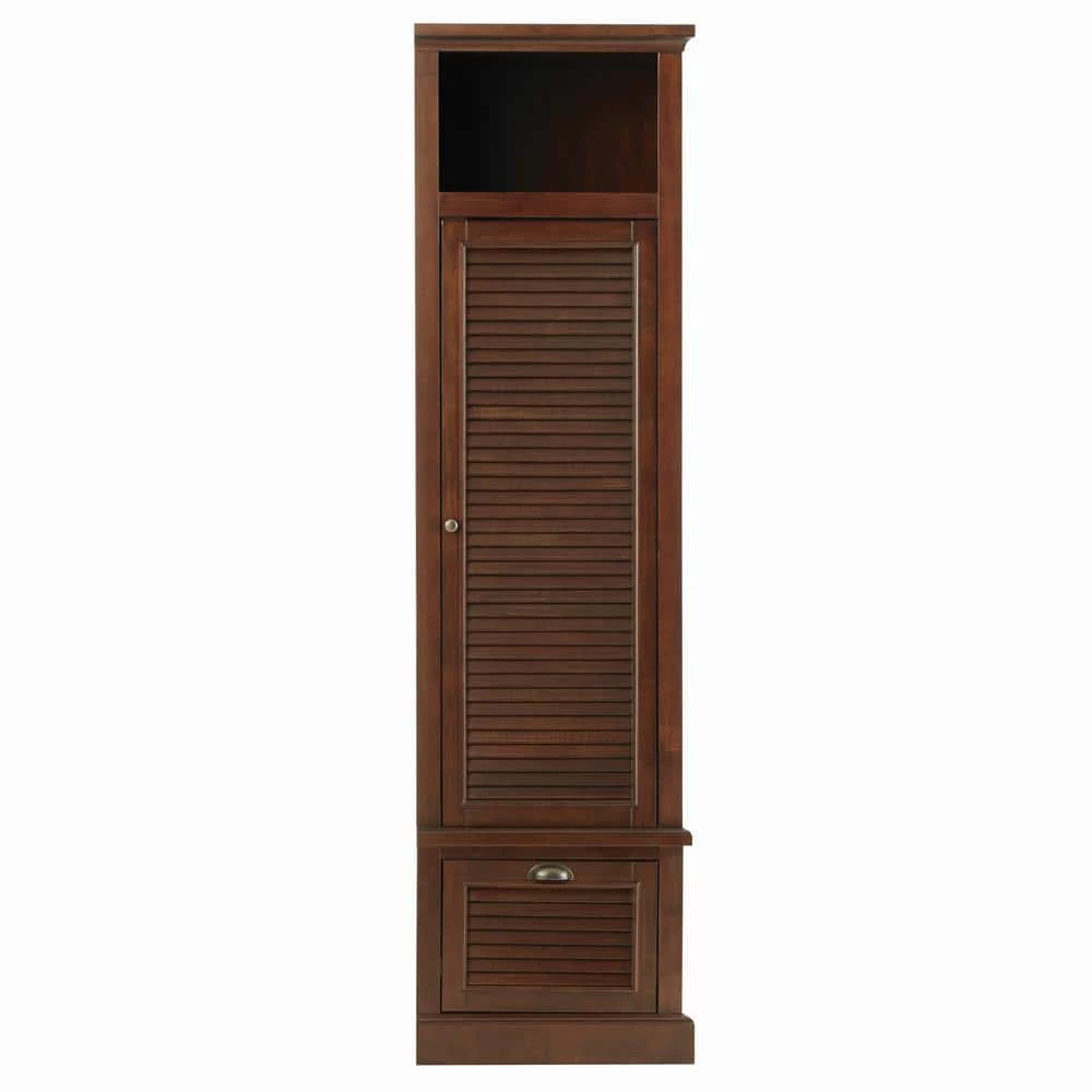 Shutter Modular Smokey Brown Open Right Locker (74 in. H x 20 in. W x 18 in. D) by Home Decorators Collection - Image 4
