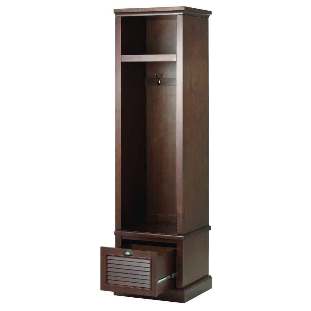 Shutter Modular Smokey Brown Open Right Locker (74 in. H x 20 in. W x 18 in. D) by Home Decorators Collection - Image 6
