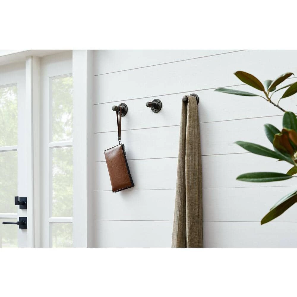Industrial Straight Pipe Wall Hook (3-Pack) by Home Decorators Collection - Image 5