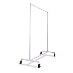 White Metal Clothes Rack 51 in. W x 64 in. H by Econoco