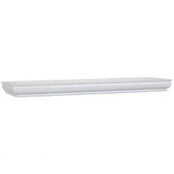 24 in. L x 8 in. W Profile White Shelf by Home Decorators Collection