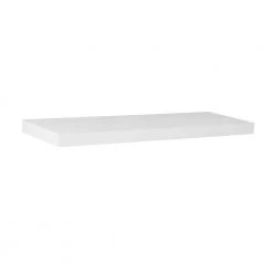 24 in. L x 7.75 in. W Slim Floating White Shelf by Home Decorators Collection