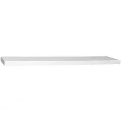 8 in. D x 36 in. L x 1-1/4 in. H White Slim Shelf by Home Decorators Collection