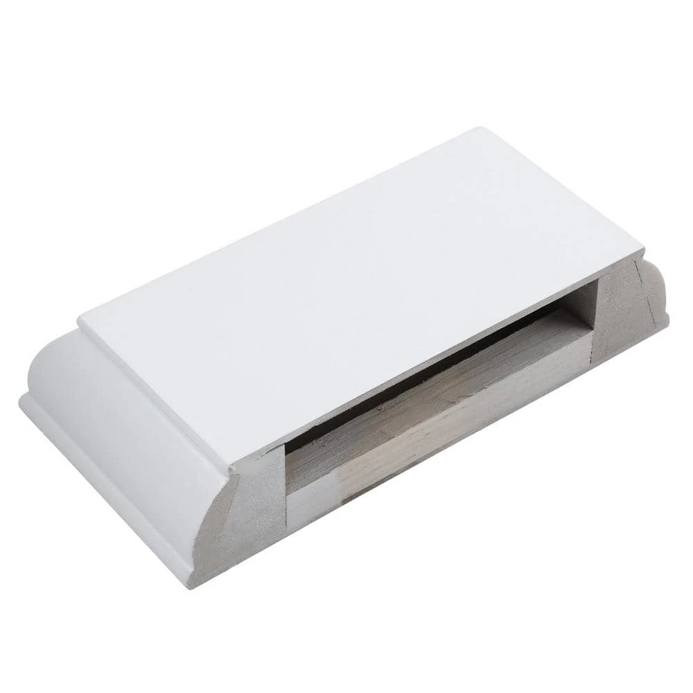 8 in. L x 1.75 in. H White Floating Ledge (2-Pack) by Home Decorators Collection - Image 3