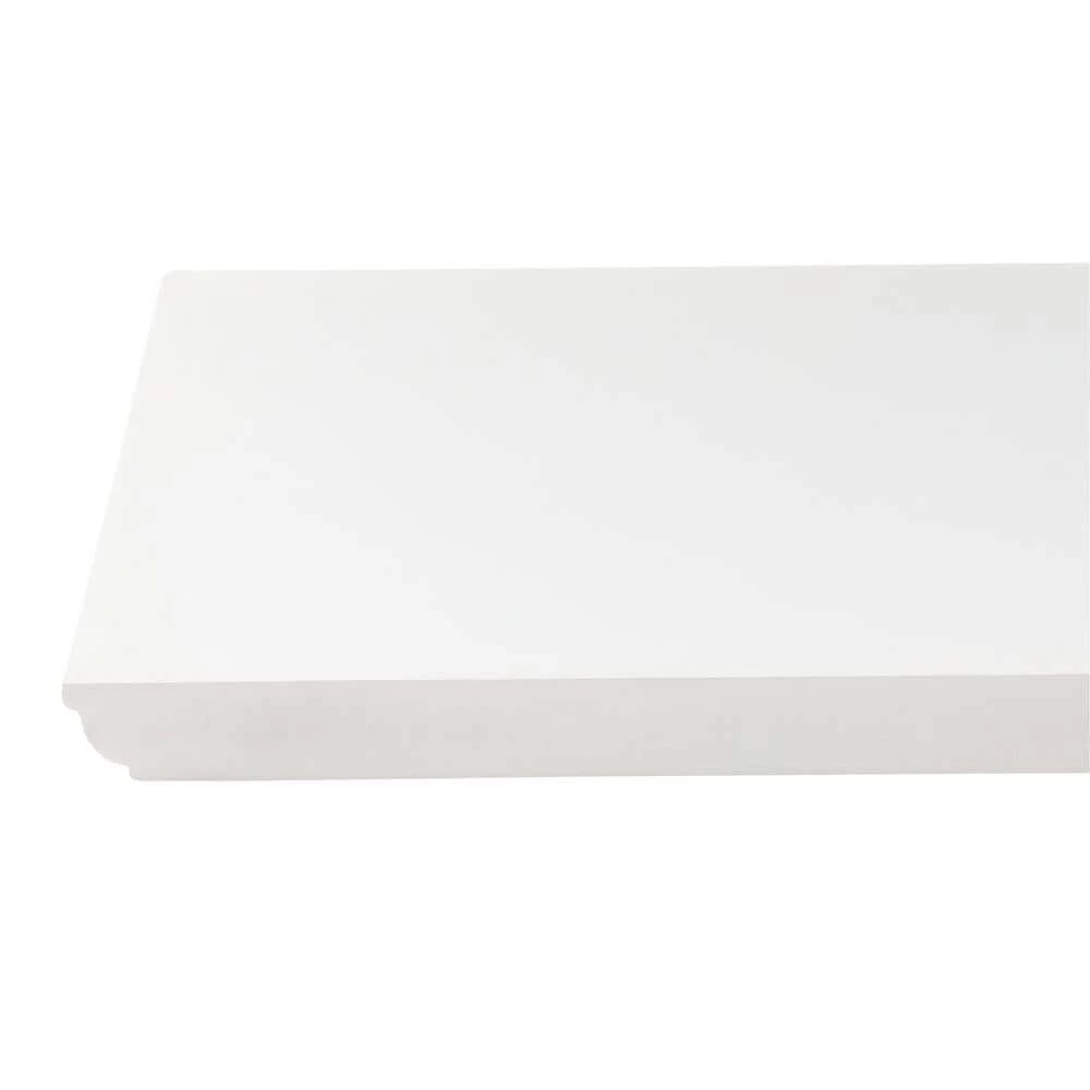 7.5 in. D x 23 in. L x 5/8 in. H White Classic Shelf Kit by Home Decorators Collection - Image 2