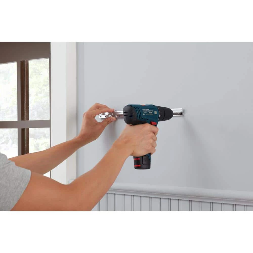 18 in. White Snap Install Hook Rack with 4 Satin Nickel Pill Top Hooks by Home Decorators Collection - Image 5